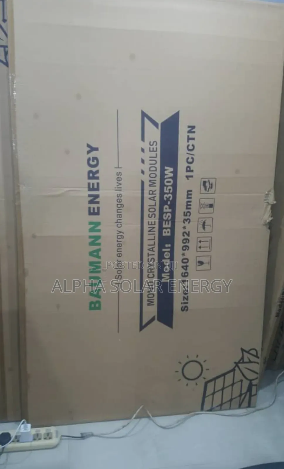 350 Watts Mono Crystalline Solar Panel
