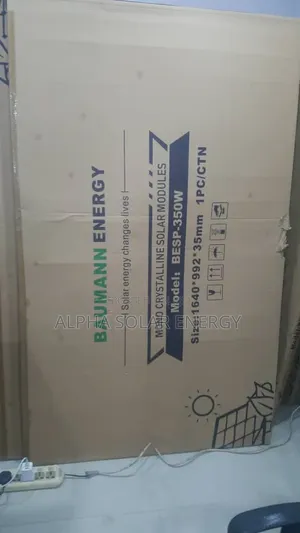 350 Watts Mono Crystalline Solar Panel
