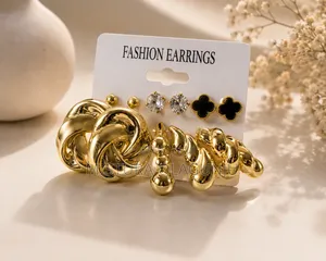 Non Tarnish Bracelet and Fashion Earrings.