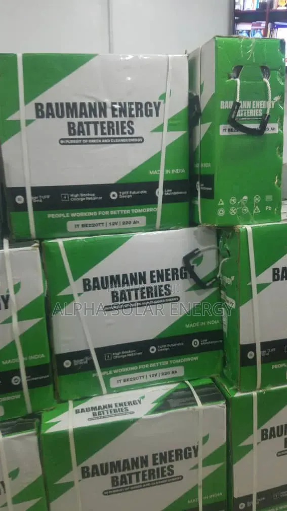 220ah 12v Baumann Energy Solar Battery