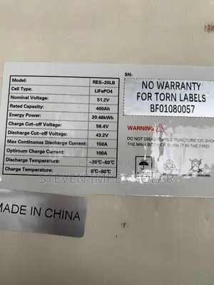 Hype Icon Lithium Solar Battery 20kwh 51.2v