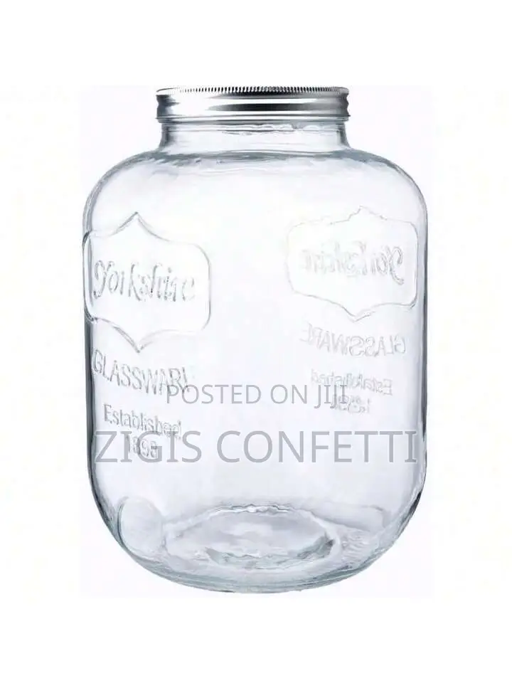 4 Litre Storage Glass Jar