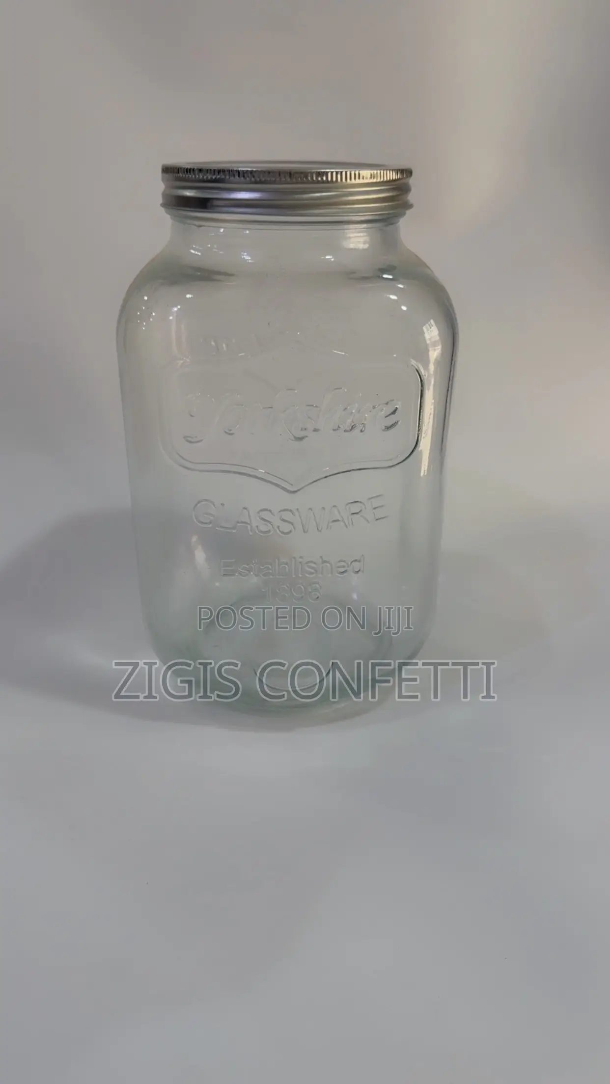 4 Litre Storage Glass Jar