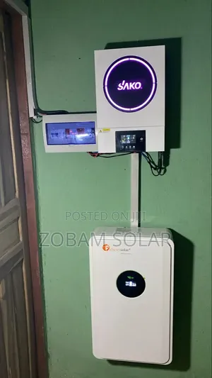 Complete Set Up of 5kwh and 6.2kva With 6 Pieces of 600watts Jinko