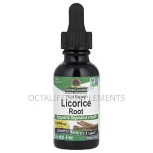 Licorice Root Fluid Extract, Alcohol-Free, 2,000 Mg, 1 Fl Oz (30 Ml)