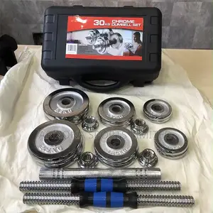 30kg Chrome Dumbell Set (38HAR)
