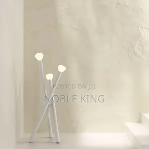 Nordic Floor Lamp Creative Orange Tripod Standing Lamp Artistic Room