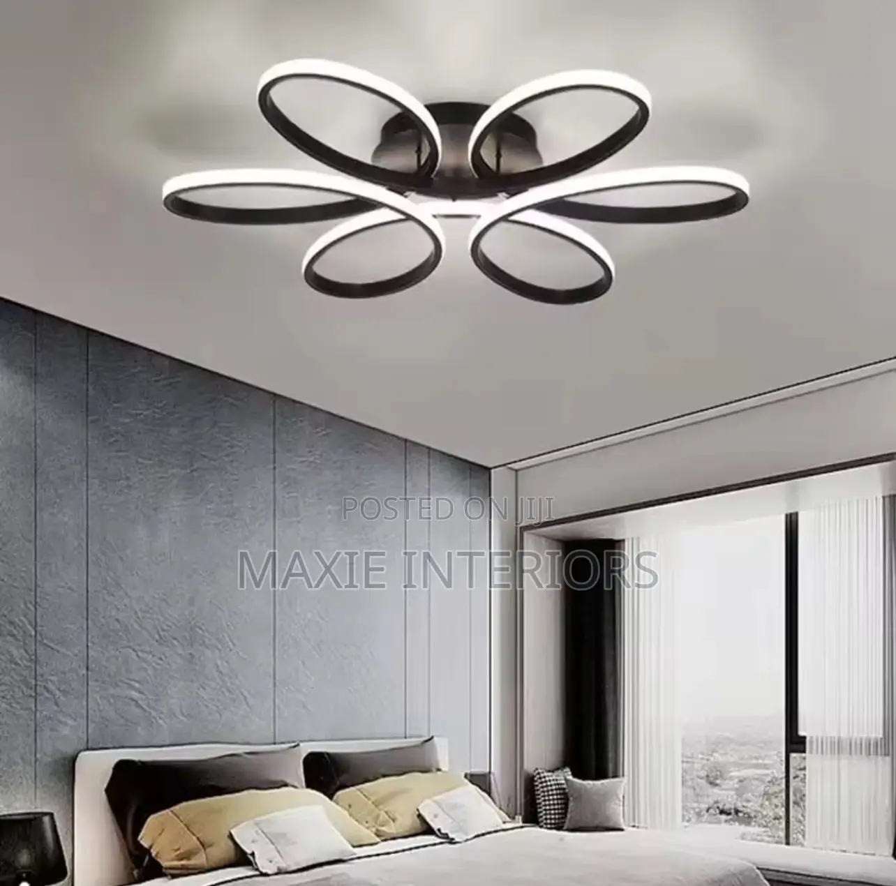 Modern LED Six Petal Flower Design Ceiling Lamp