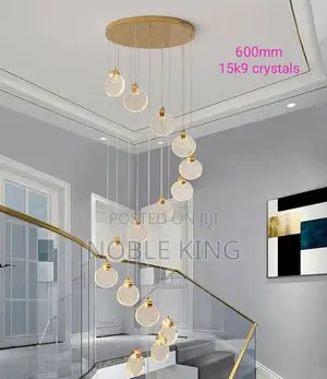 Nordic Bubble Crystal LED Chandeliers Alloy Pendant Lights