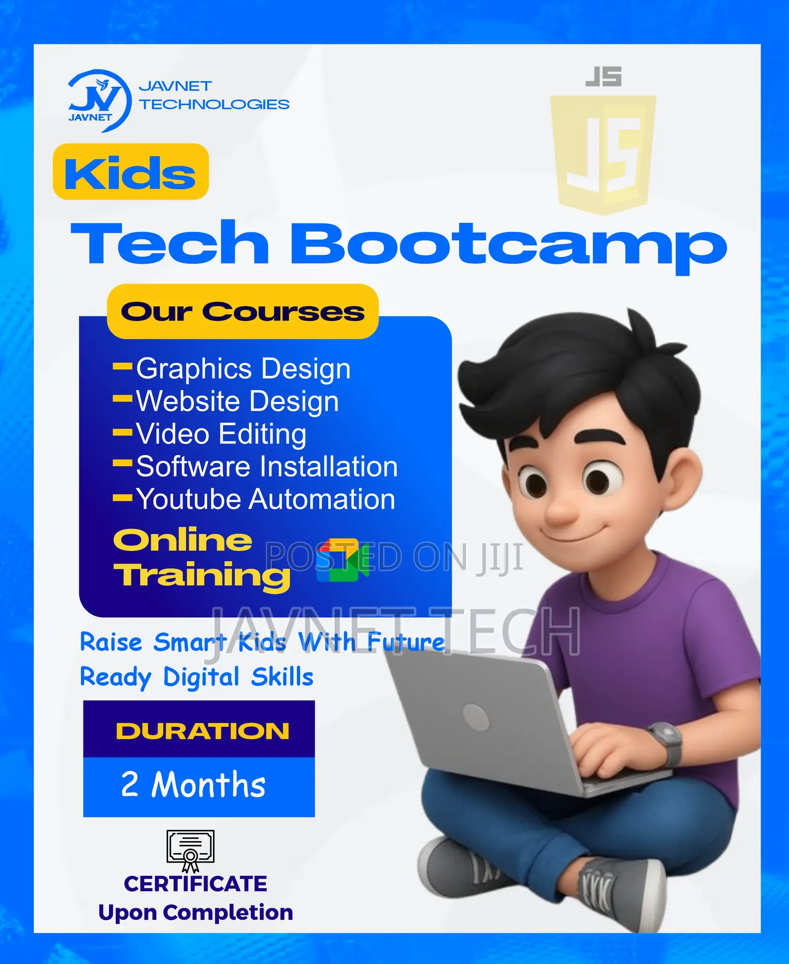 Kids Bootcamp Tech Training