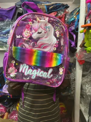 Girls Unicorn School Backpack | Magical Rainbow Kids Bag