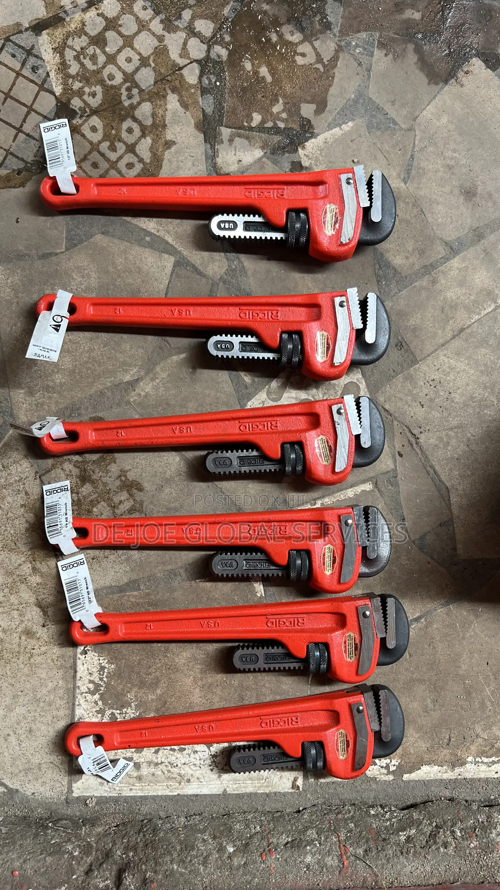 Original Ridgid 12-Inch Adjustable Pipe Wrench