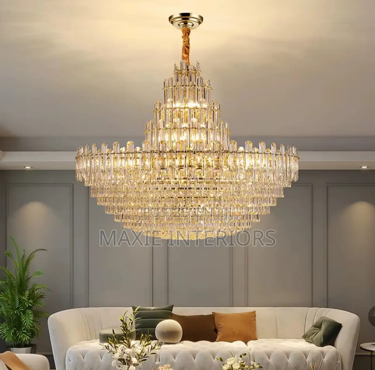 Modern Luxury Design Living Room Crystal Chandelier