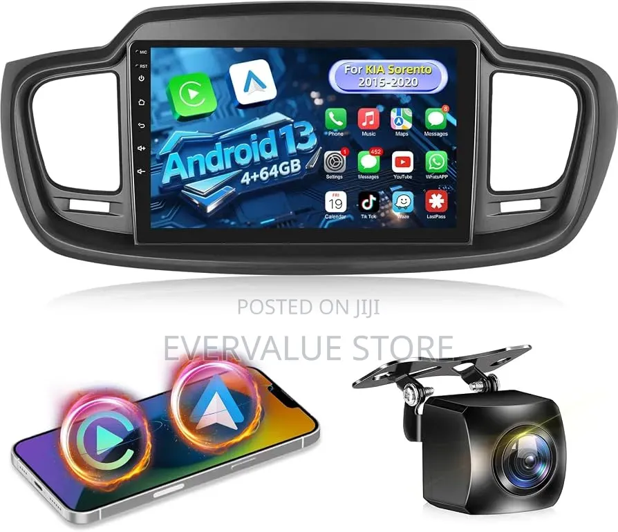 Kia Sorento 2014–2020 Android Player + Reverse Camera