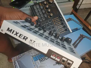 Professional X7 48V Live Broadcast Audio Mixer Sound Card