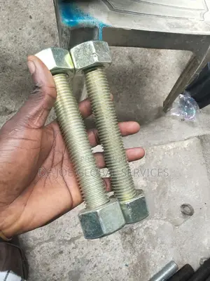 1-Inch × 200mm Carbon-Steel Stud Bolt and Nuts