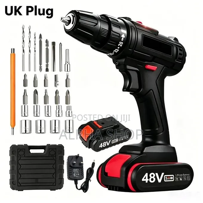 WakeView 48V Cordless Drill Set