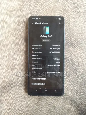 Samsung Galaxy A06 64 GB Blue