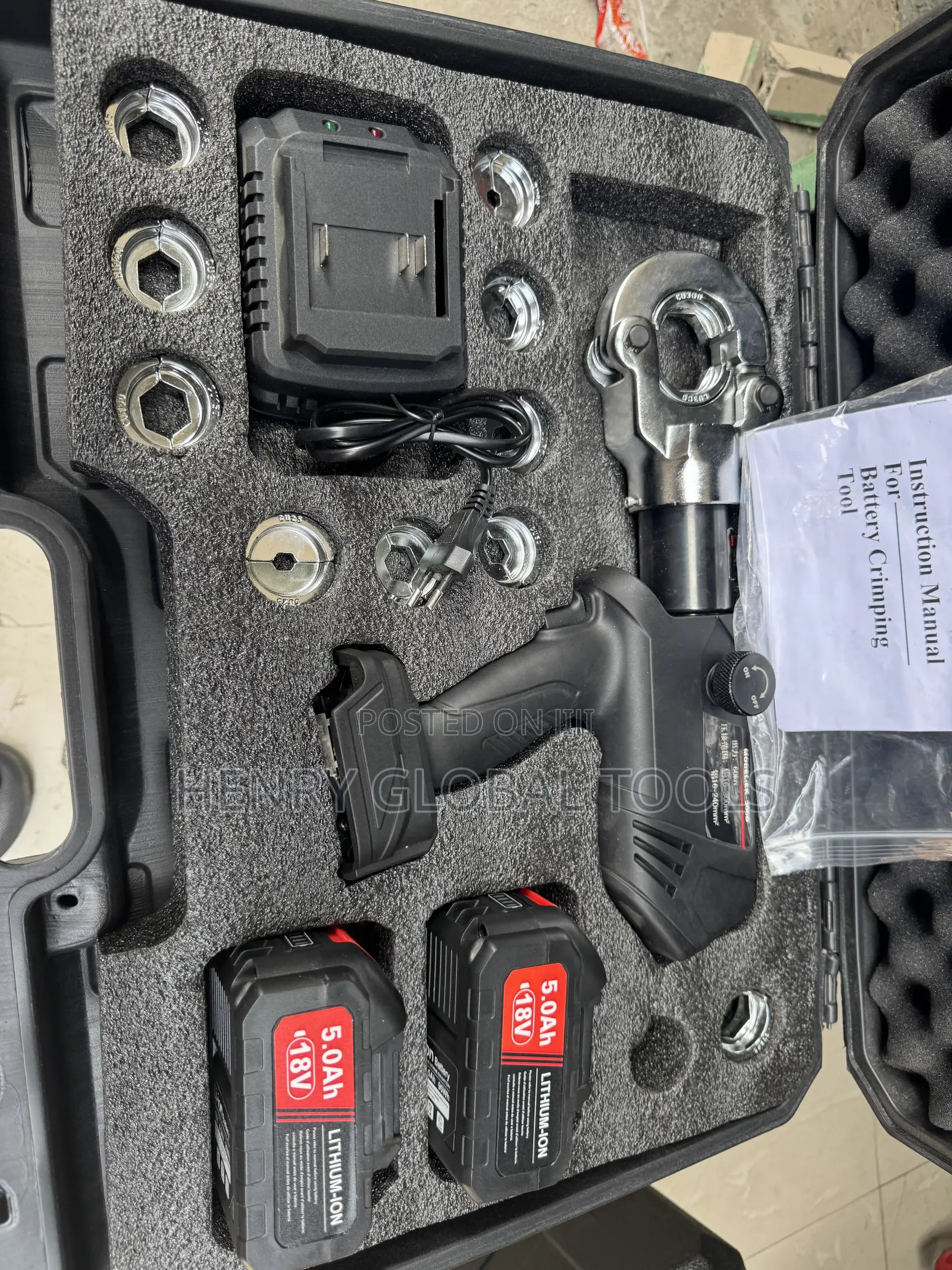 16-300mm Battery Hydraulic Crimping Tools Machine