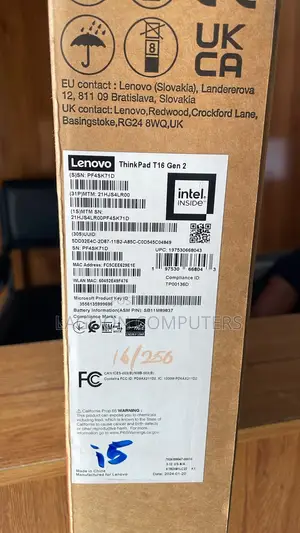New Laptop Lenovo 16GB Intel Core i5 SSD 256GB