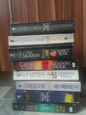8 Romantic Mystery Novels Stack