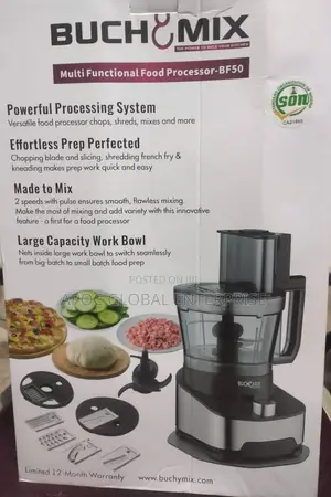 Buchymix XL 14-Cup All in 1 Professional Food Processor