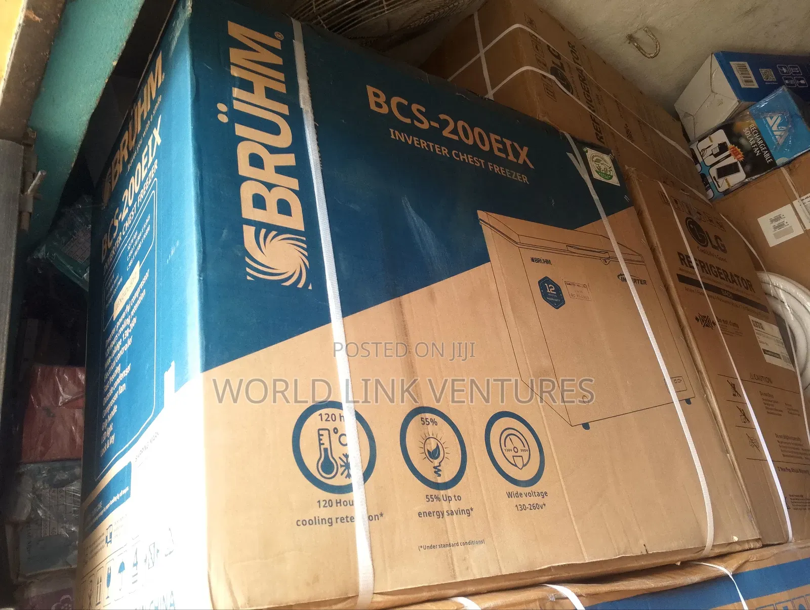 Bruhm Inverter Chest Freezer BCS-200EIX
