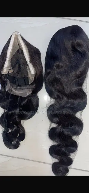 22” Factory Wigged Body Wave Wig With 13by4 Full Frontal