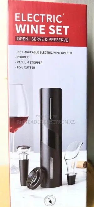 4in1 High Quality Electric Rechargeable Wine Opener Sets