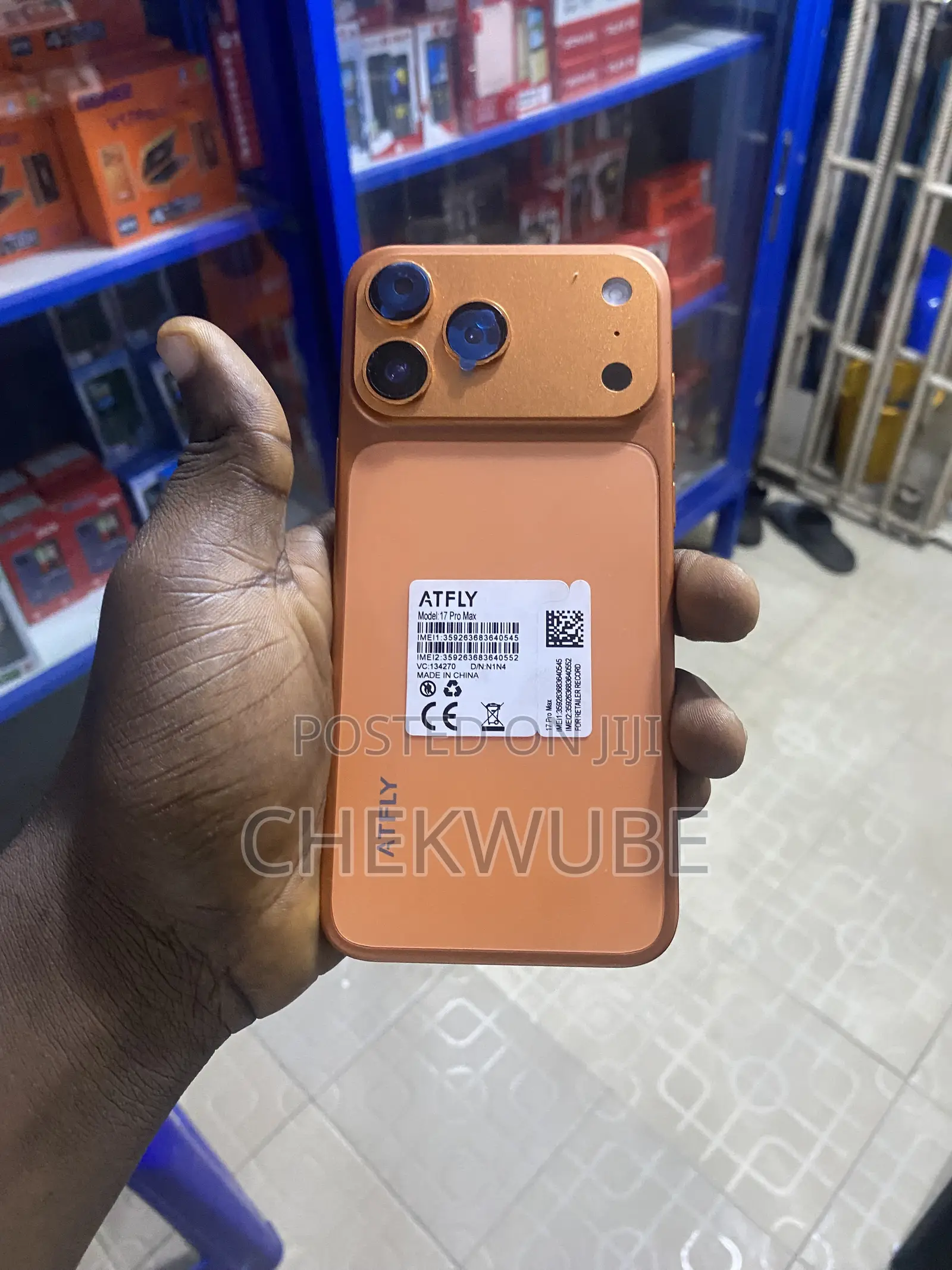 New Fly Status 5 Orange
