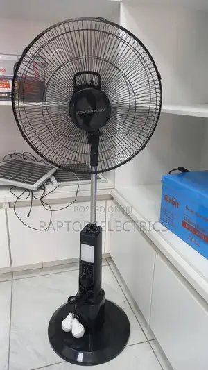 18" Inch Solar Rechargeable Fan