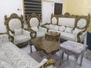 Grand Royal Sofa Set With Centre & Side Tables – Classic Luxury