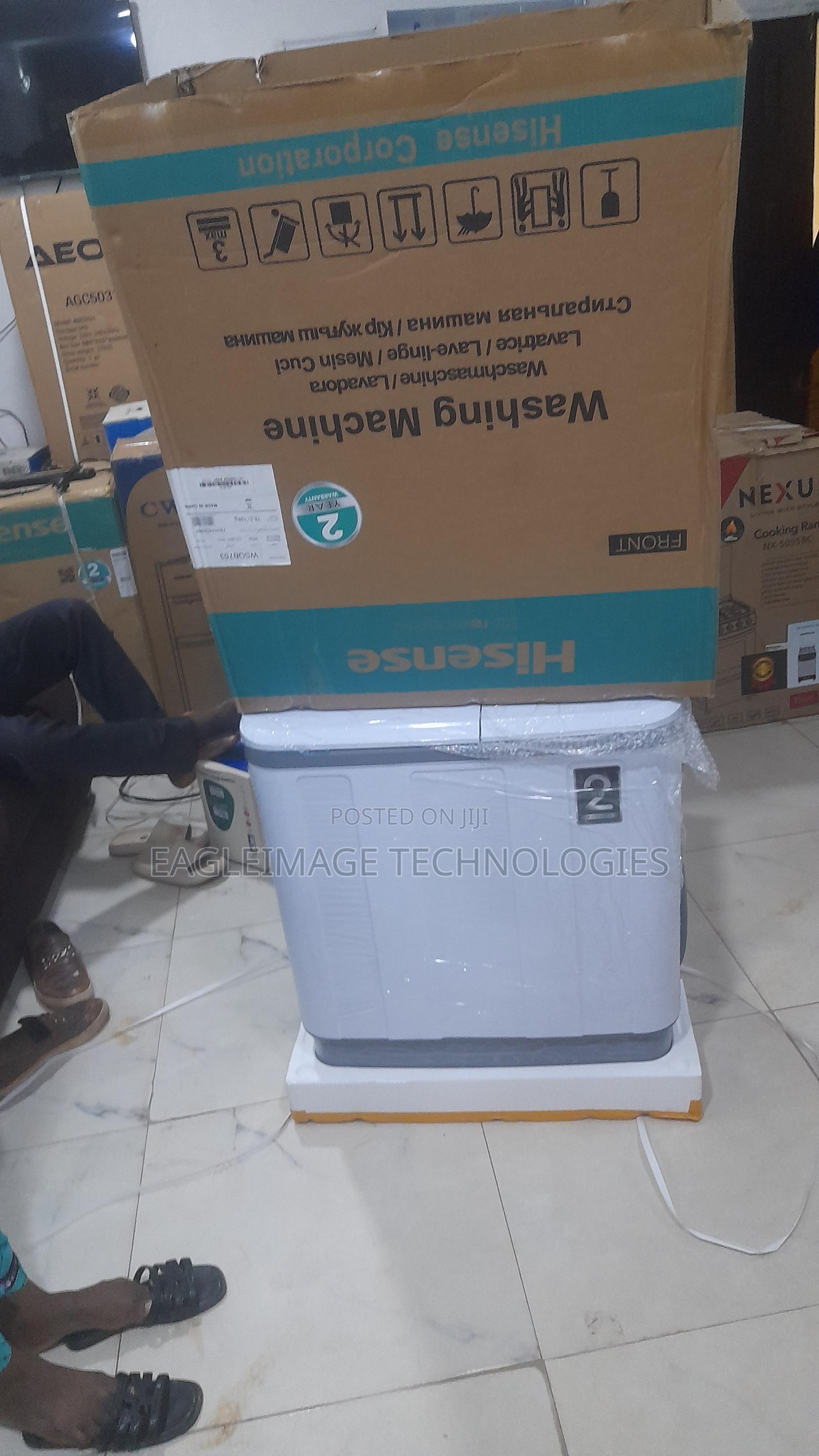 Gentle on Clothes Hisense 7.5KG Washer WSQB753