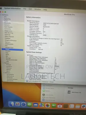 Laptop Apple MacBook Pro 2017 8GB Intel Core i5 SSD 128GB