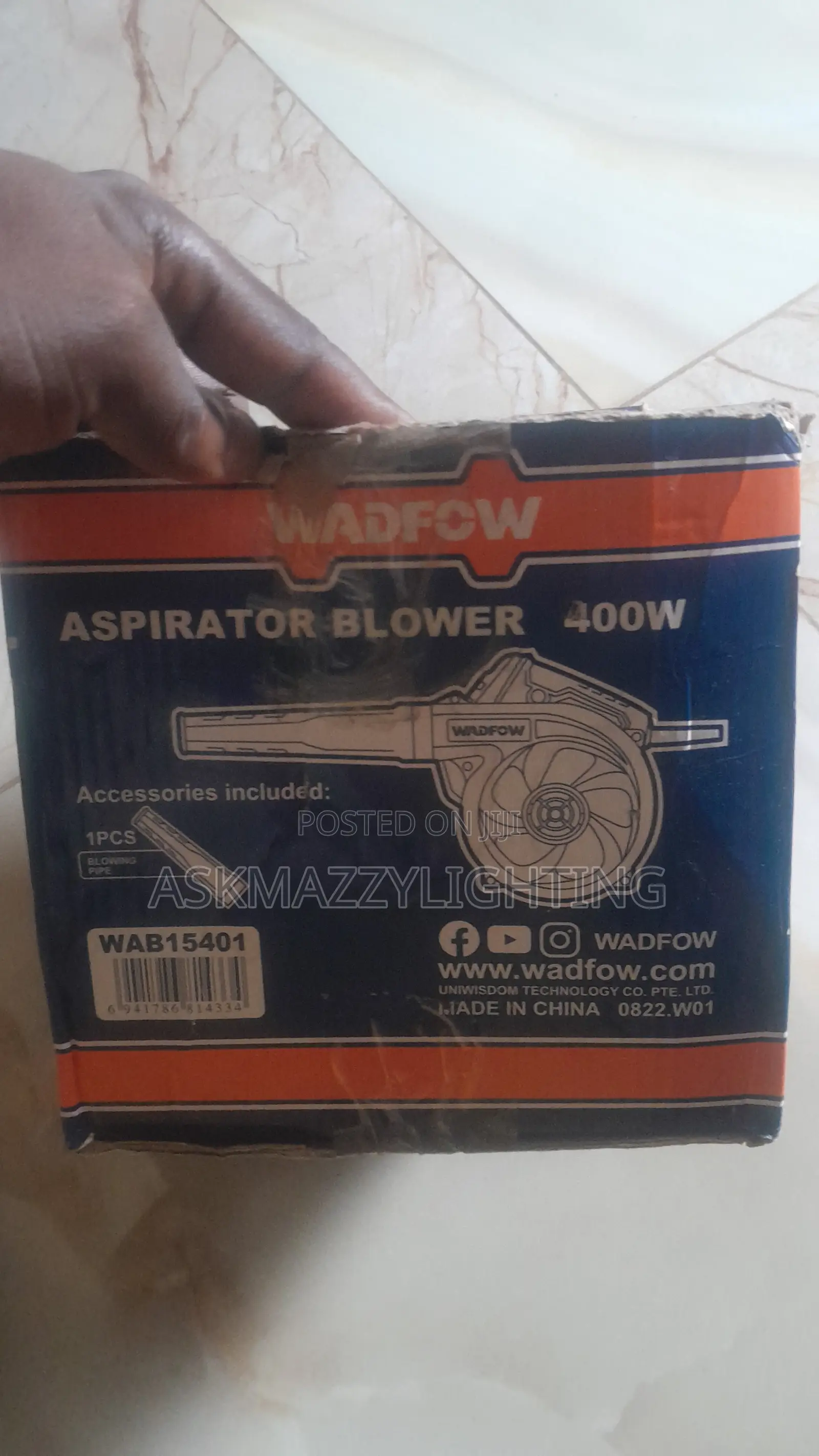 Wadfow 400w Aspirator Blower