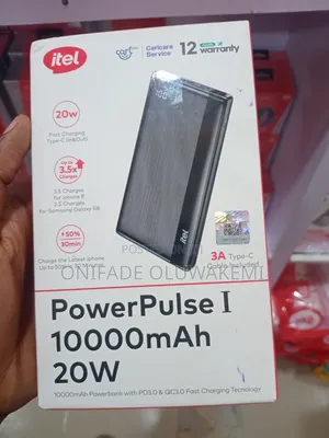 Itel PowerPulse I 10,000mAh 20W Power Bank A1420