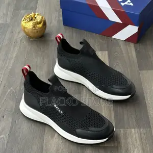 Original Bally Luxury Slip Ons Sneakers