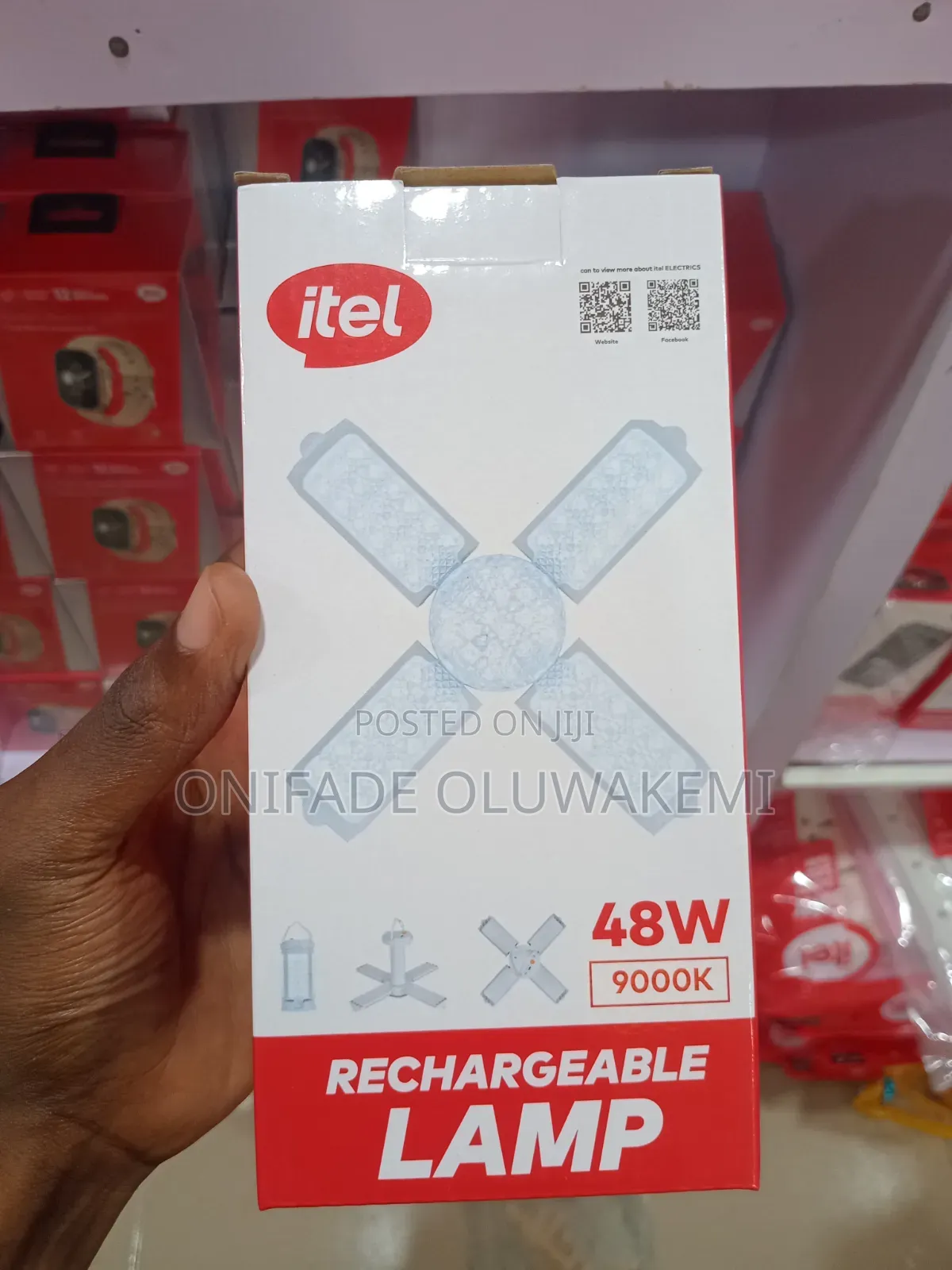 Itel 48W Rechargeable Lamp IET-A48