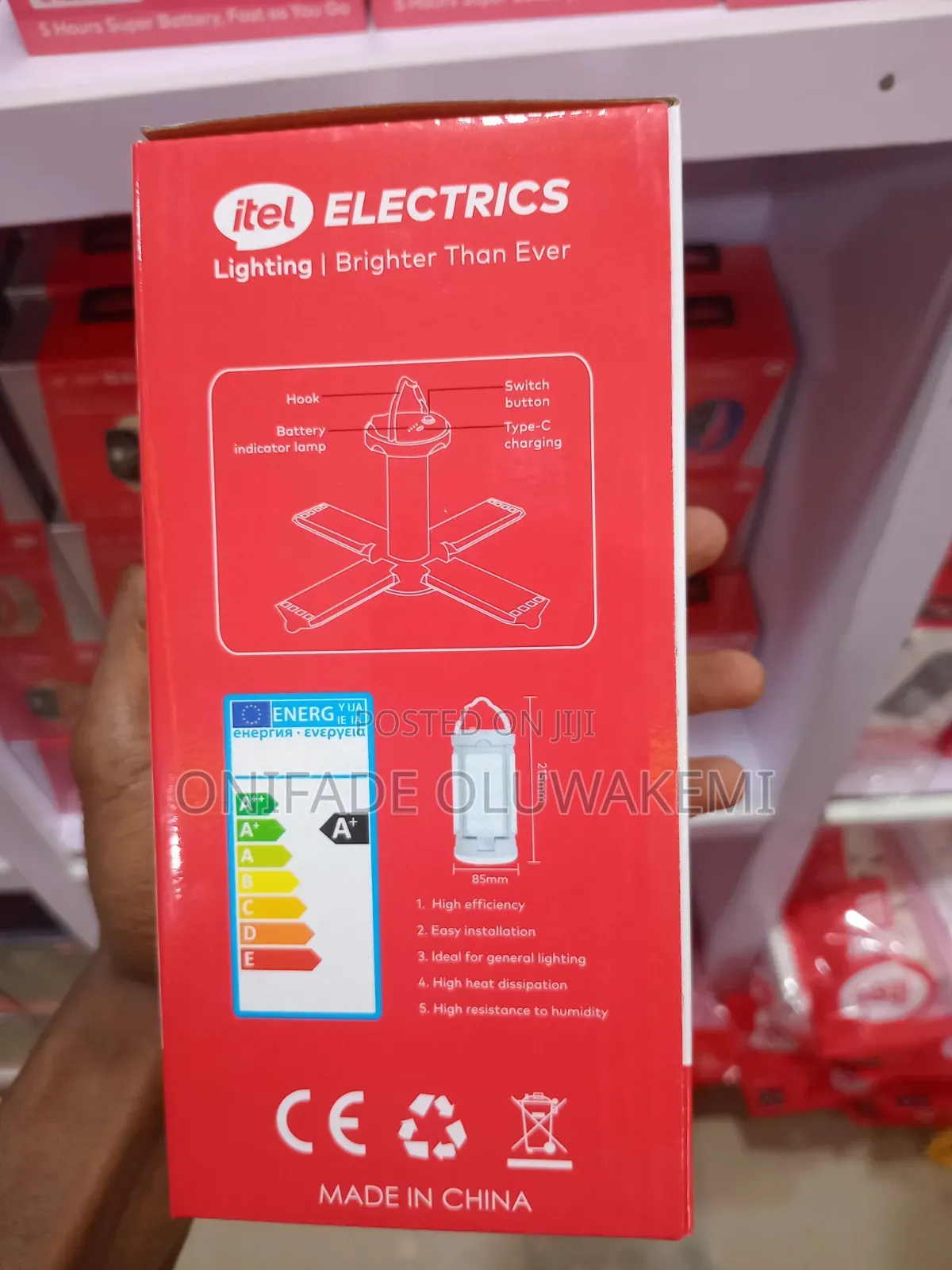 Itel 48W Rechargeable Lamp IET-A48