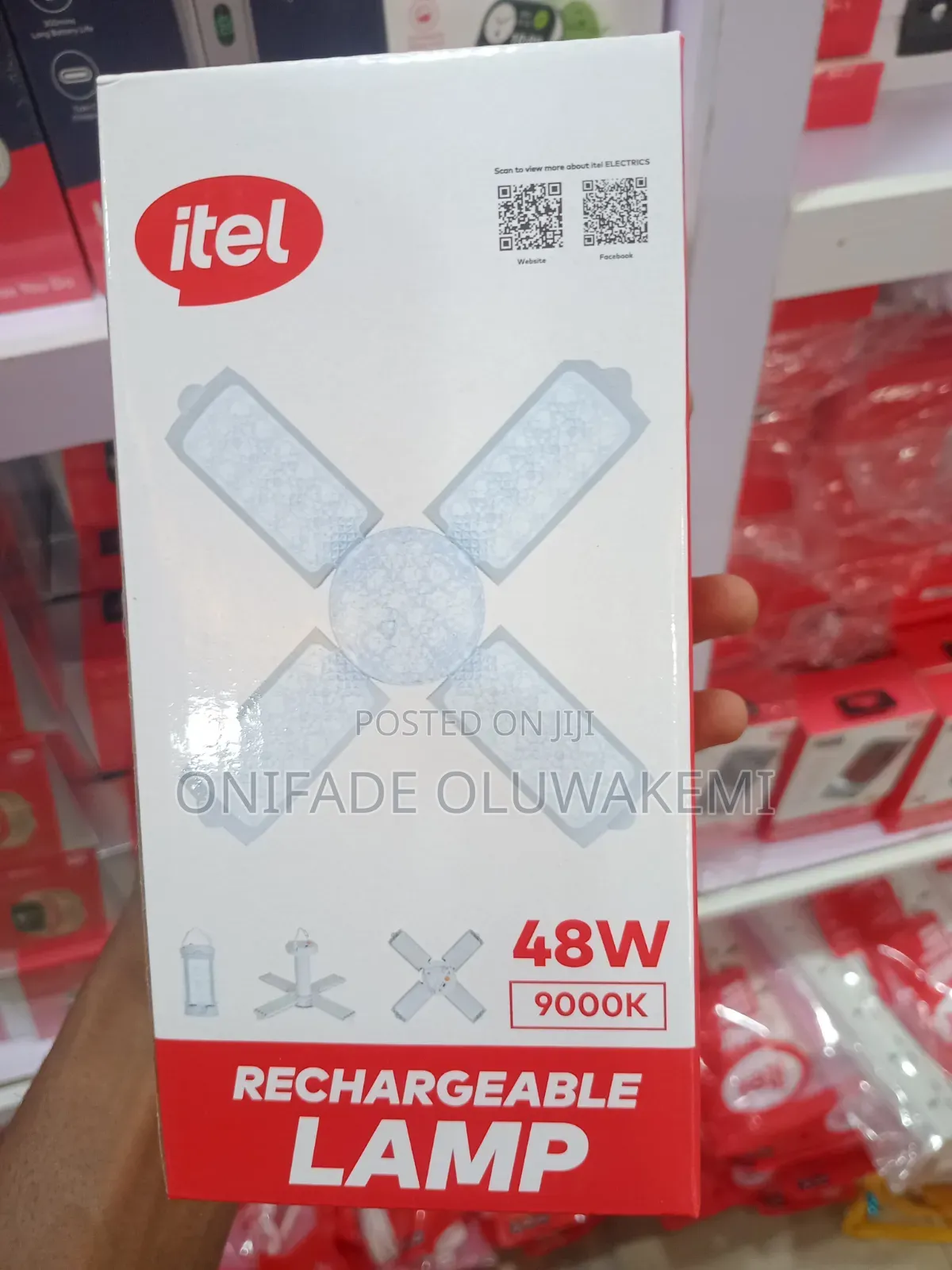 Itel 48W Rechargeable Lamp IET-A48