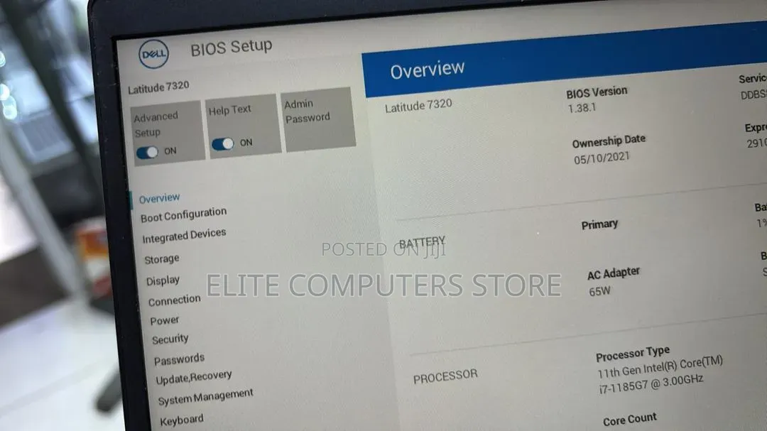 Laptop Dell Latitude 7320 32GB Intel Core i7 SSD 512GB
