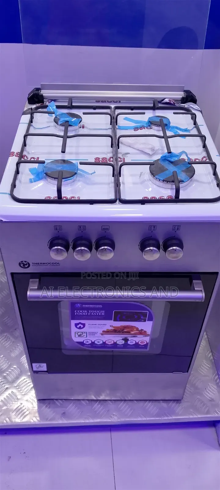 Haier Thermocool Standing Gas Cooker 50by50 4gas Burner