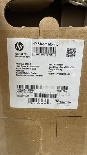HP Series 5 Pro 534pm 34" WQHD USB-C Conferencing Monitor