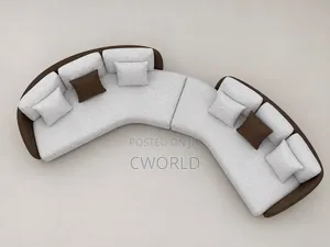 Modern Curved Corner Sofa - Imported