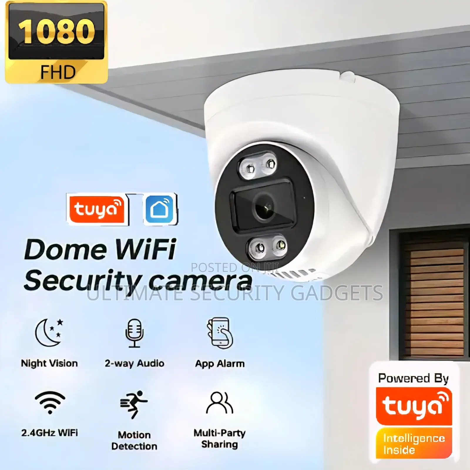 Wifi Tuya Smart HD Dome Camera
