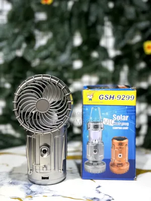 Solar Charging Camping Light and Fan