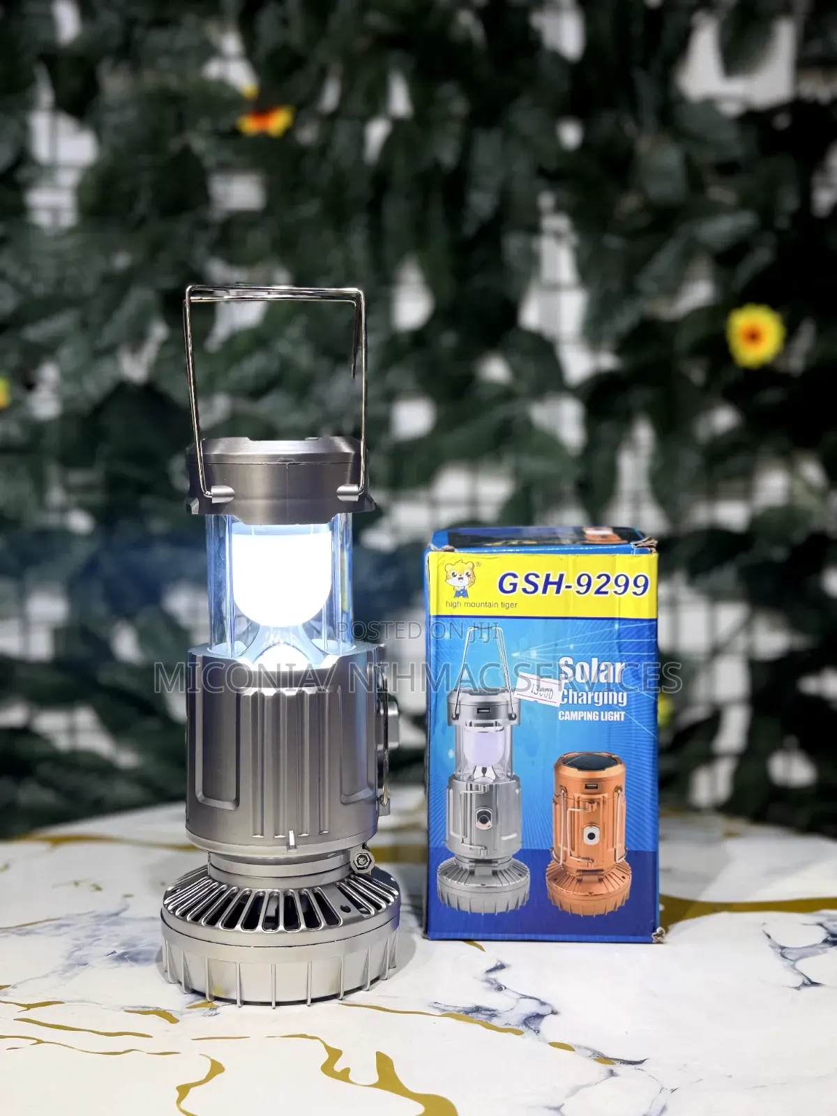 Solar Charging Camping Light and Fan