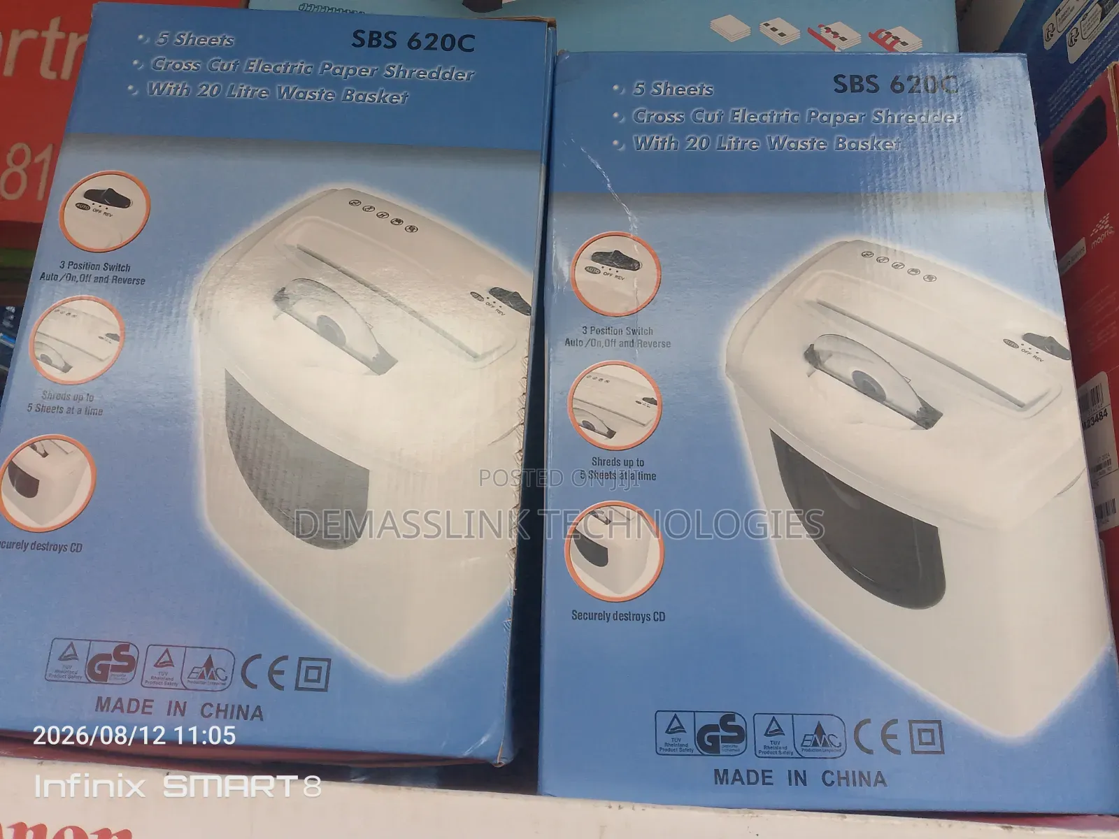 Automatic Paper and Powershredder