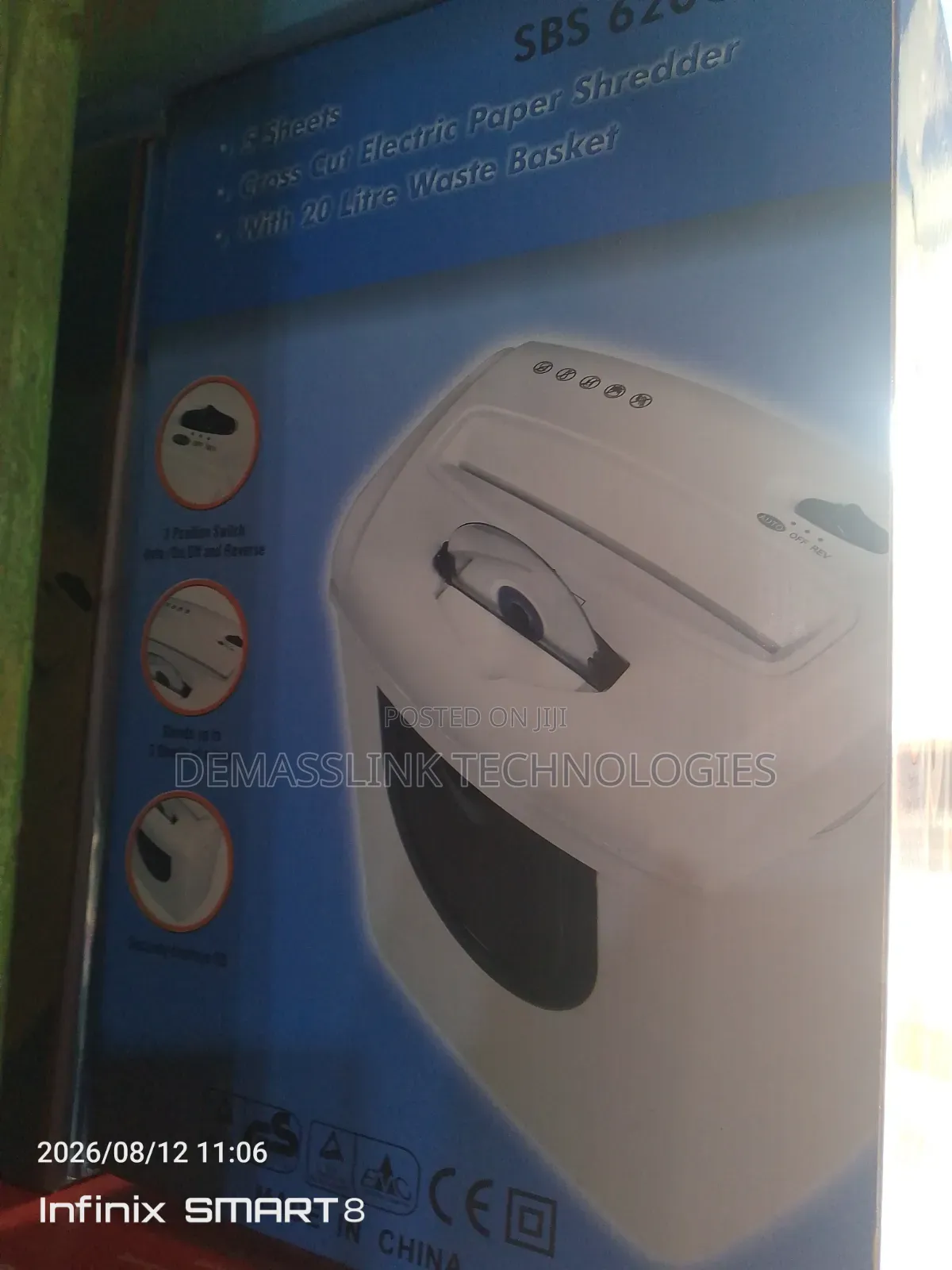 Automatic Paper and Powershredder