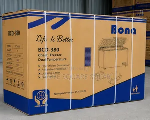 Bona 380L DC Solar Chest Freezer 12v/24v